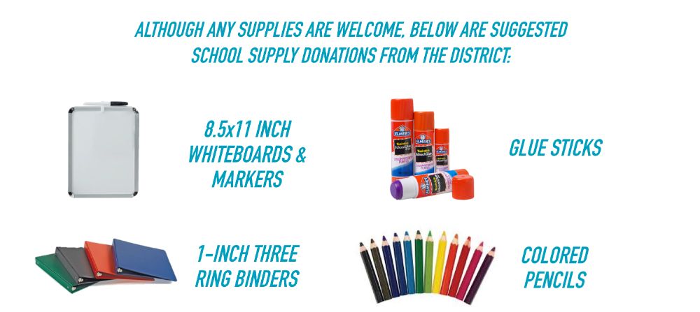 School Supplies Donation Ideas - Car Tender