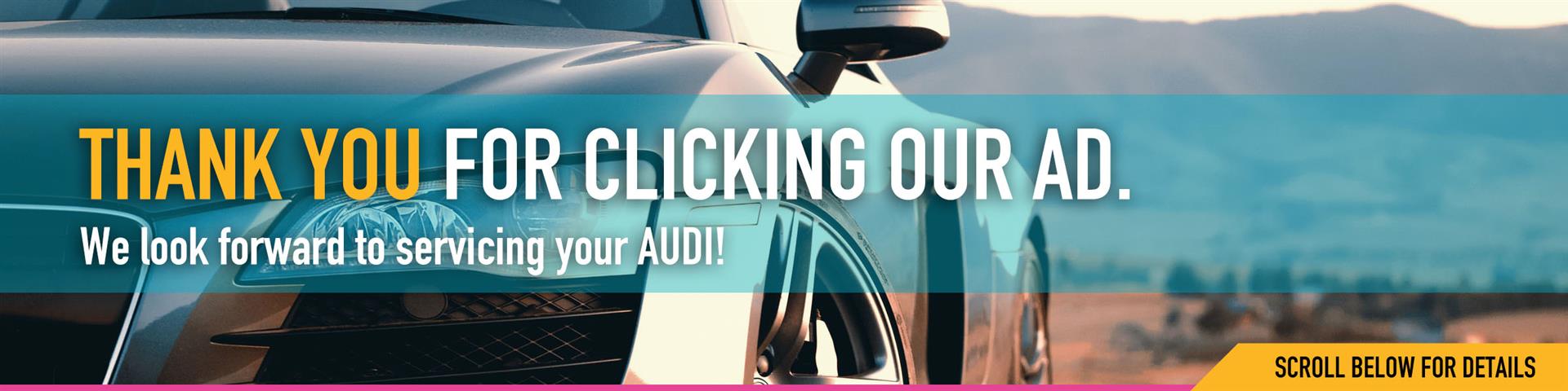 Audi Repair & Service Special - Car Tender